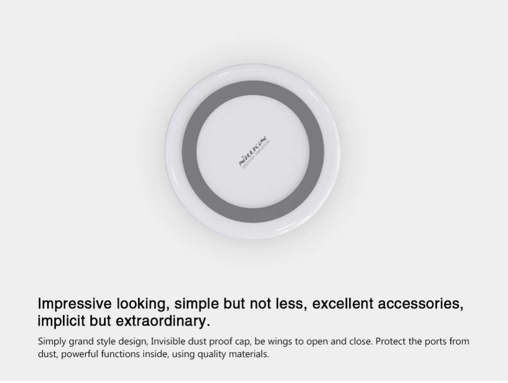 Bezvadu lādētājs  NILLKIN Hermit Multifunctional wireless charger balts