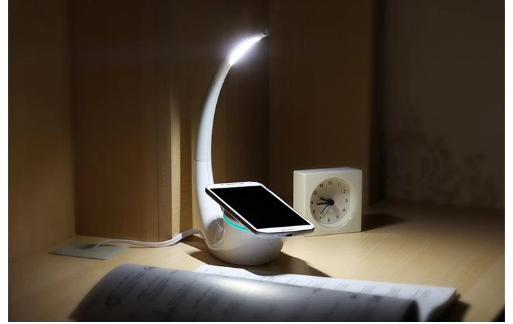 Bezvadu lādētājs  Nillkin Phantom Wireless Charger / LED lamp balts