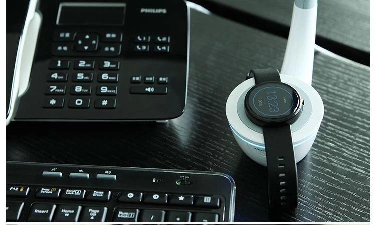 Bezvadu lādētājs  Nillkin Phantom Wireless Charger / LED lamp balts
