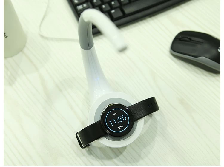 Bezvadu lādētājs  Nillkin Phantom Wireless Charger / LED lamp balts