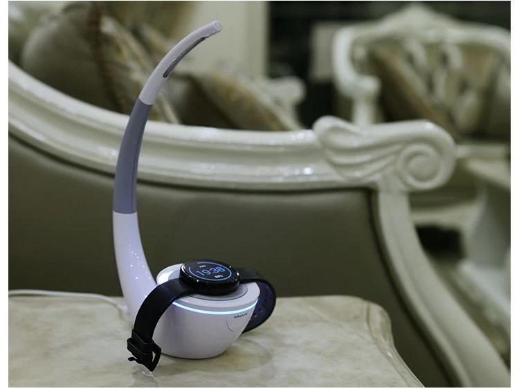 Bezvadu lādētājs  Nillkin Phantom Wireless Charger / LED lamp balts