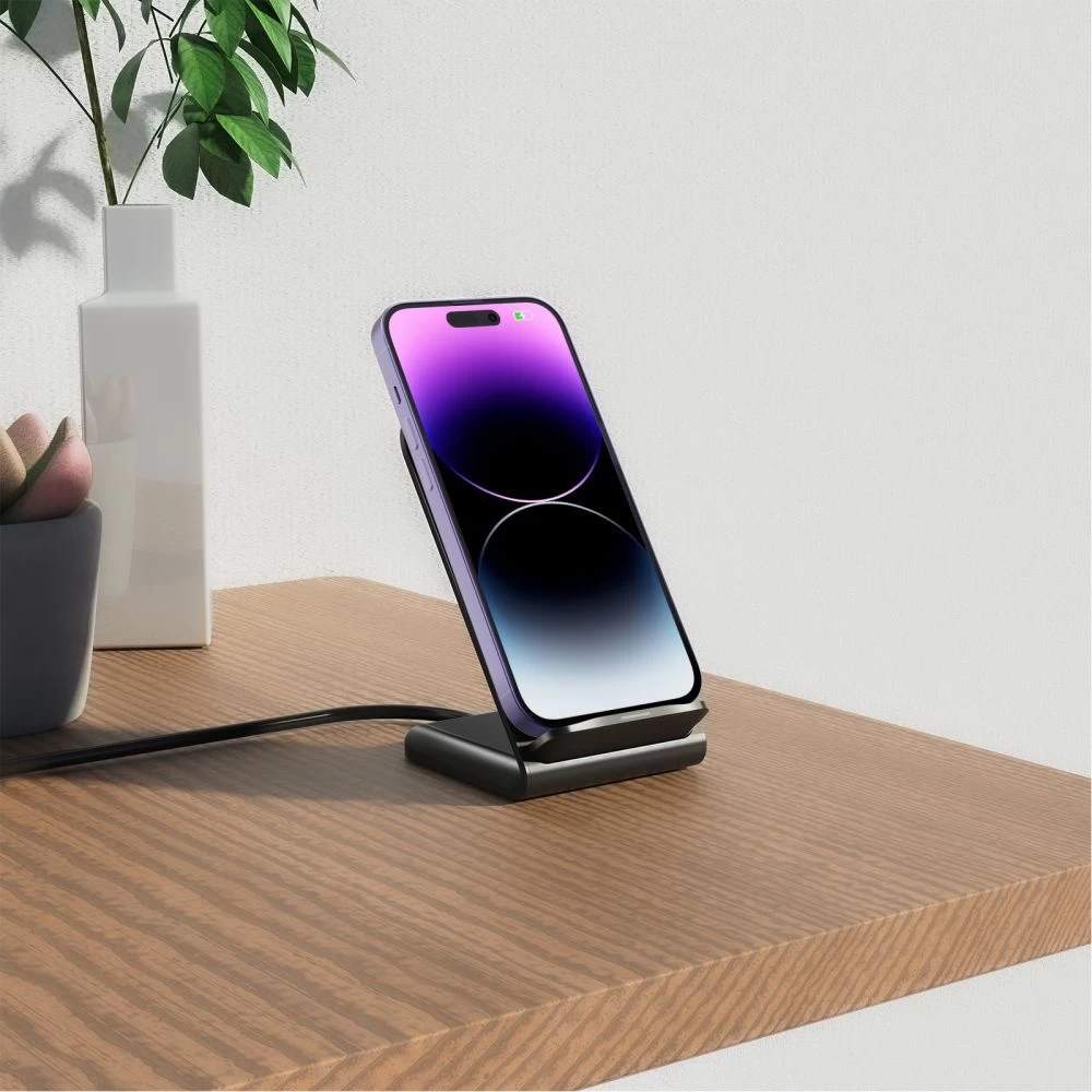 Bezvadu lādētājs  TECH-PROTECT QI15W-S2 WIRELESS CHARGER 15W melns