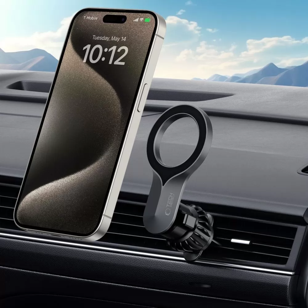 Trådlösa laddare  TECH-PROTECT N55 MAGNETIC MAGSAFE VENT CAR MOUNT svart
