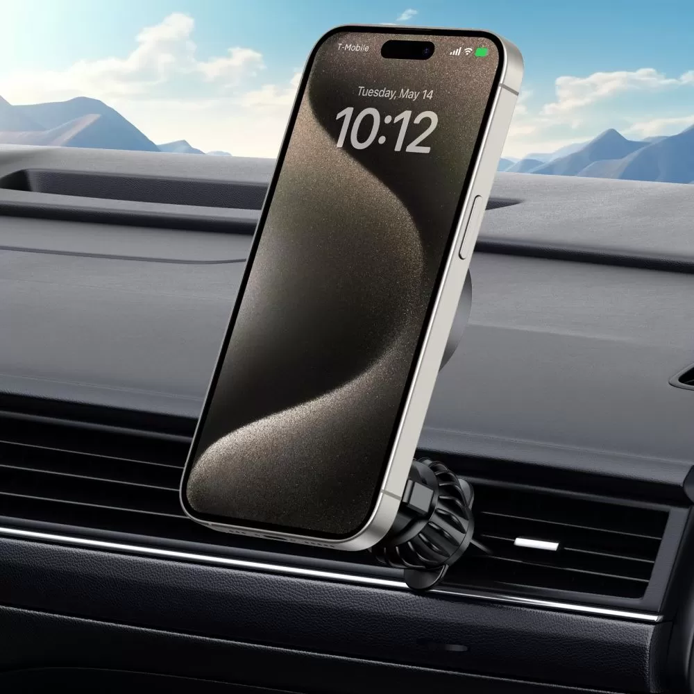 Trådlösa laddare  TECH-PROTECT N55 MAGNETIC MAGSAFE VENT CAR MOUNT svart