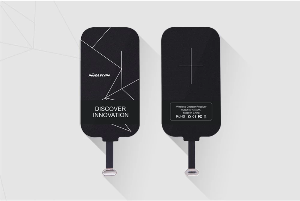 Bezvadu lādētājs  Magic Tag Wireless Charging Receiver iPhone 6/6S Plus/7 Plus melns