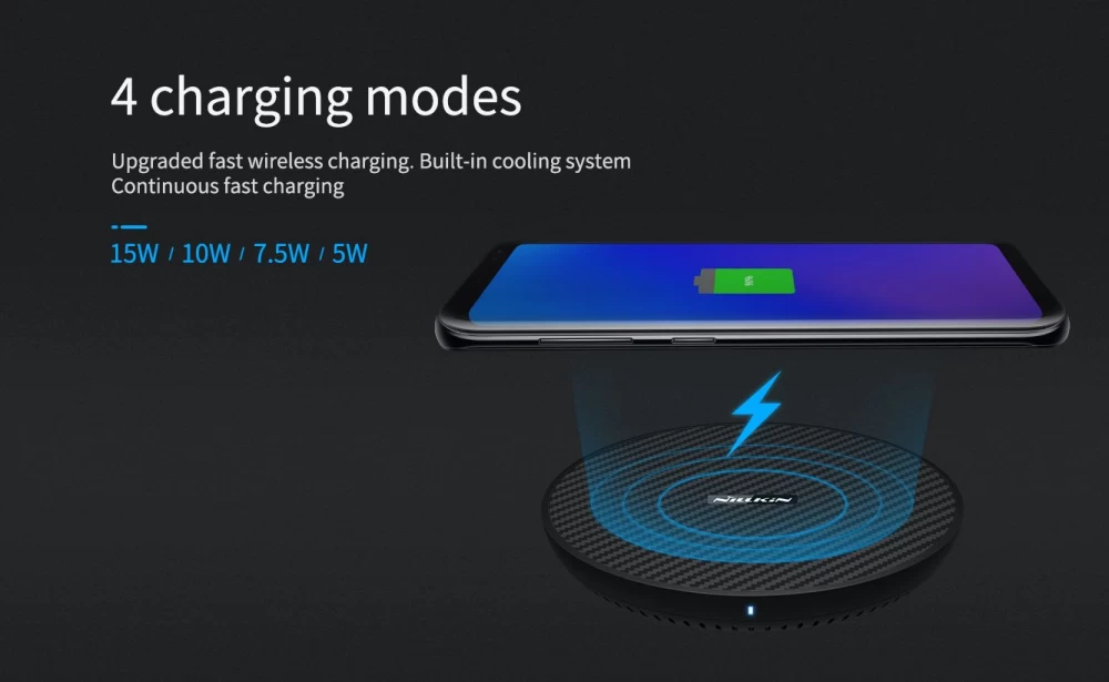Bezvadu lādētājs  Nillkin PowerFlash Wireless Charger melns