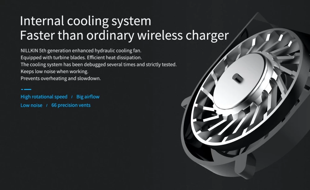 Bezvadu lādētājs  Nillkin PowerFlash Wireless Charger melns