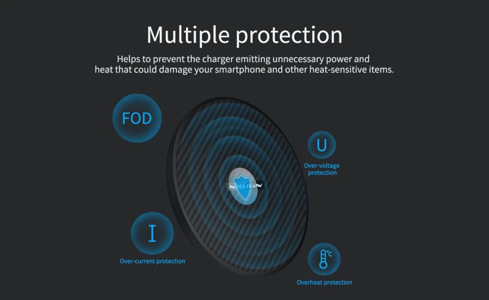 Bezvadu lādētājs  Nillkin PowerFlash Wireless Charger melns