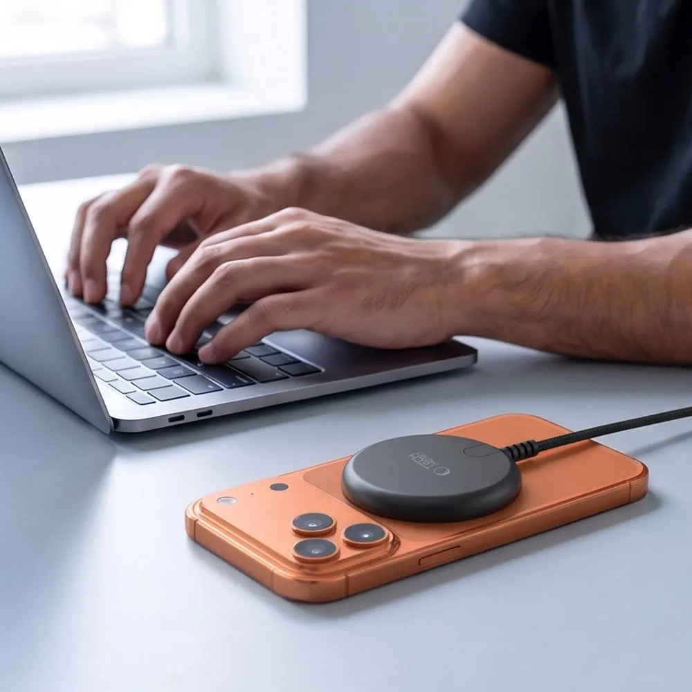 Bezvadu lādētājs  TECH-PROTECT A54 MAGNETIC MAGSAFE WIRELESS CHARGER 25W QI2.2 Viedierīču  melns