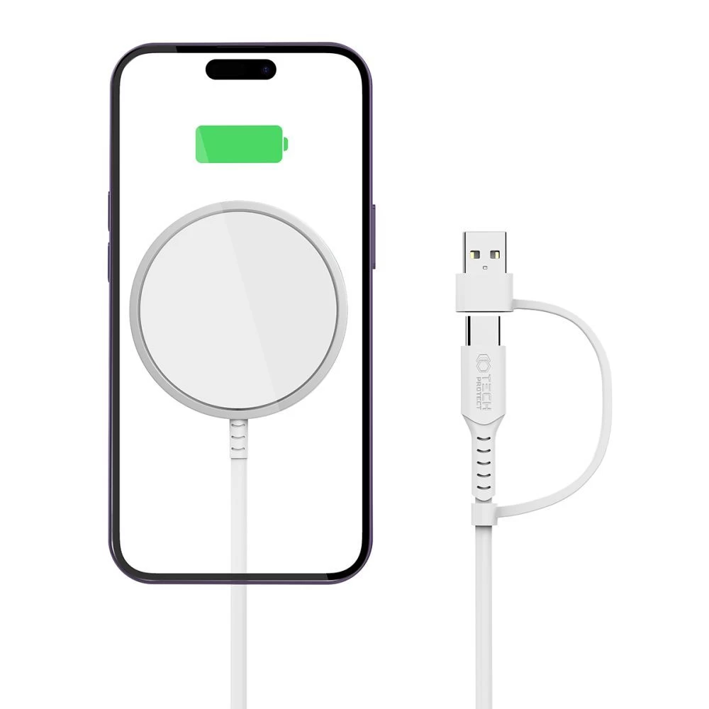 Bezvadu lādētājs  TECH-PROTECT QI15W-A25 MAGNETIC MAGSAFE WIRELESS CHARGER