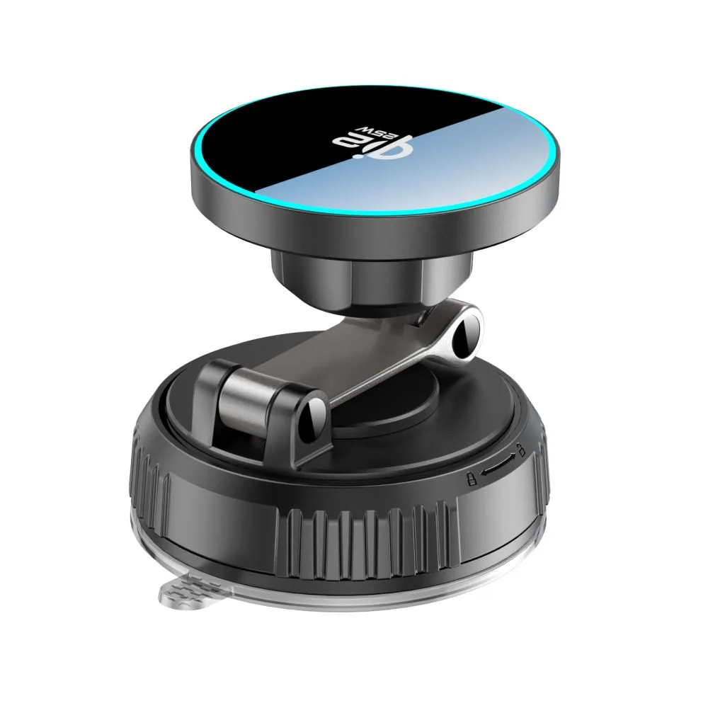 Bezvadu lādētājs  TECH-PROTECT MM25W-V8 QI2.2 MAGNETIC MAGSAFE WINDSHIELD & DASHBOARD CAR MOUNT WIRELESS CHARGER 25W Viedierīču 