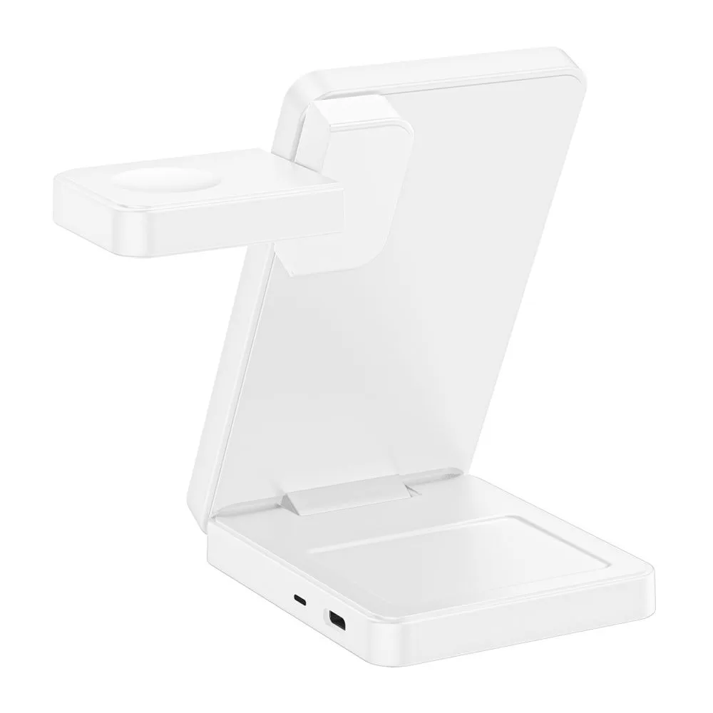 Bezvadu lādētājs  TECH-PROTECT A56 3IN1 MAGNETIC MAGSAFE WIRELESS CHARGER 25W QI2.2 Viedierīču 