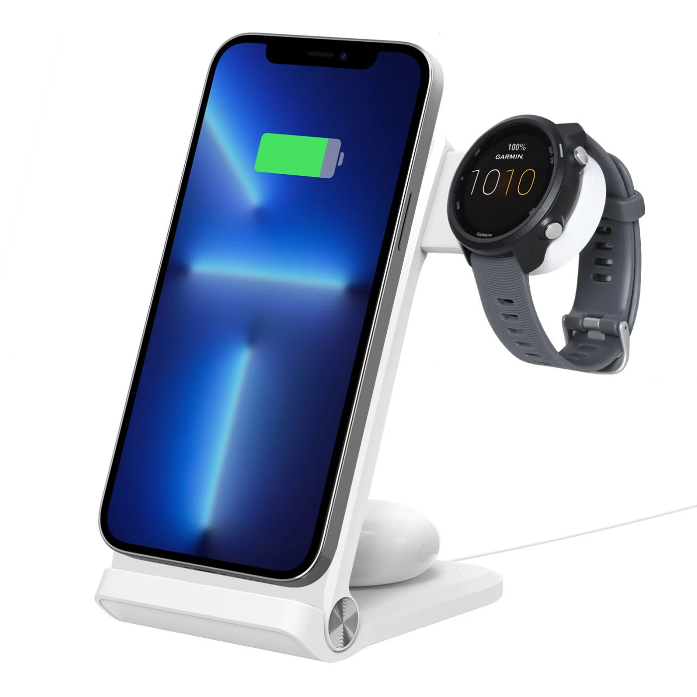 Bezvadu lādētājs  Nillkin Power Trio 3in1 Wireless Charger Magsafe (Huawei Watch) Magnetic Version balts