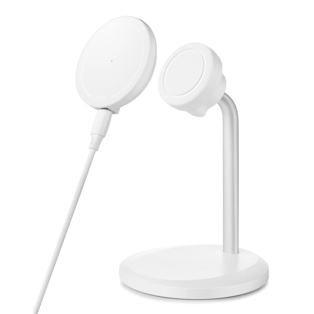 Bezvadu lādētājs  ESR HALOLOCK SHIFT MAGNETIC MAGSAFE WIRELESS CHARGER balts