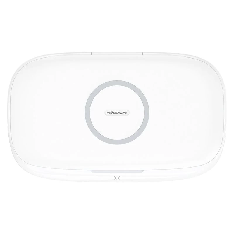 Bezvadu lādētājs  Nillkin FlashPure UV Sanitizing Box w Wireless Charger balts