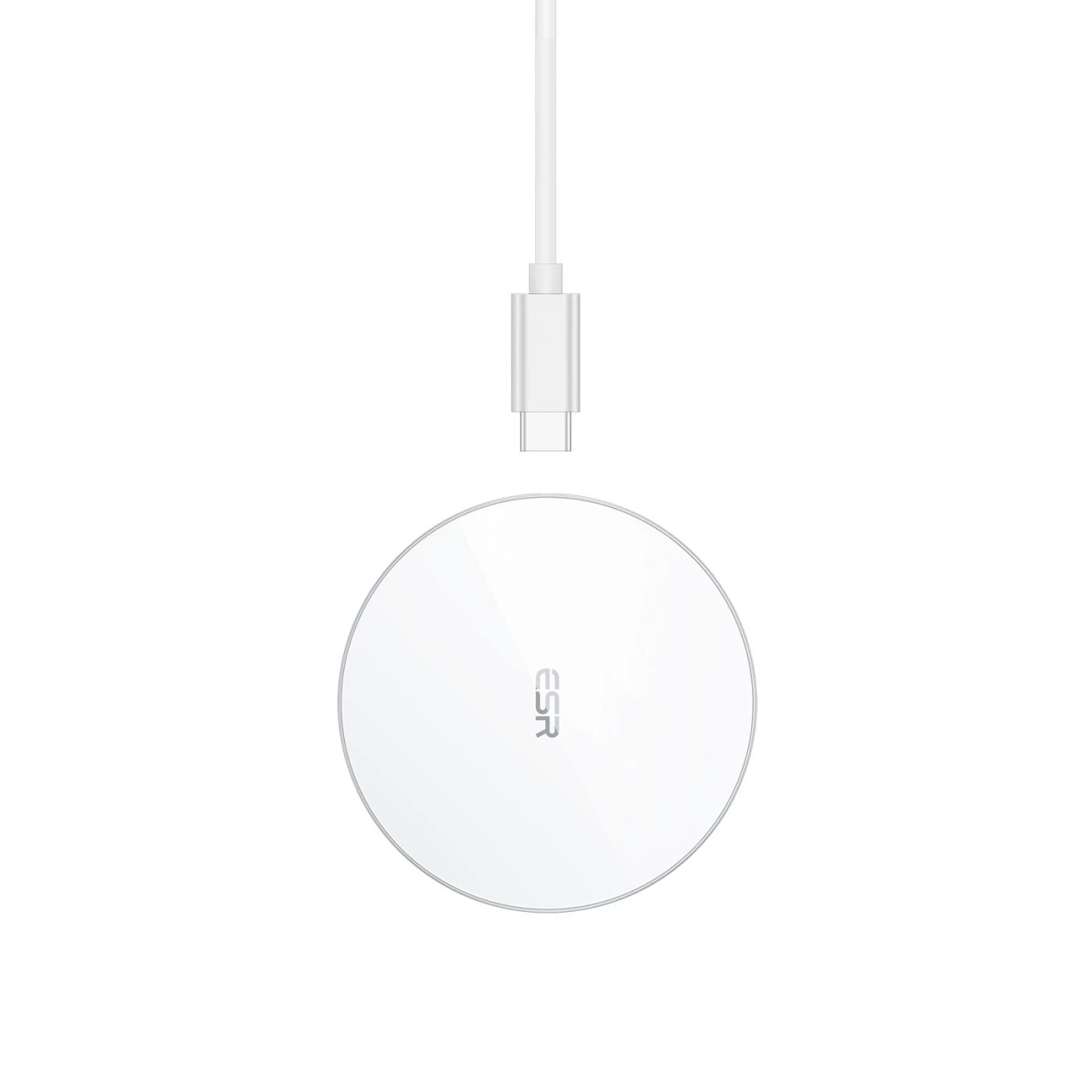 Bezvadu lādētājs  ESR HaloLock Kickstand Magnetic Wireless Charger balts