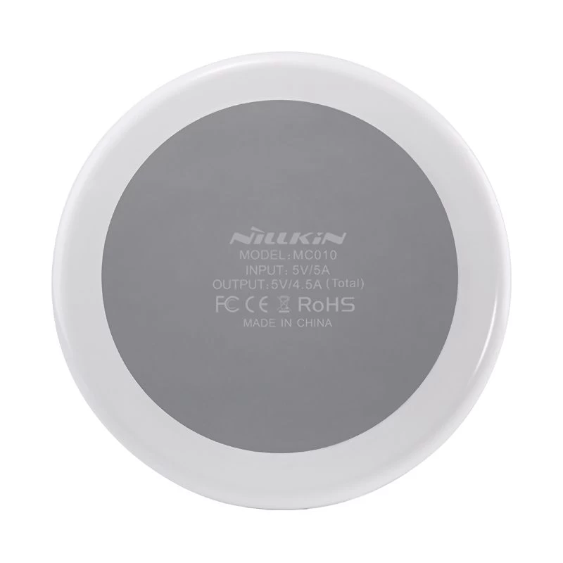Bezvadu lādētājs  NILLKIN Hermit Multifunctional wireless charger balts
