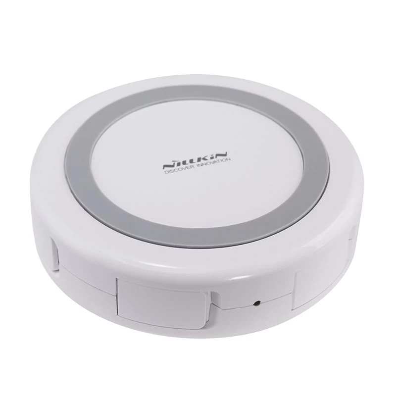 Bezvadu lādētājs  NILLKIN Hermit Multifunctional wireless charger balts