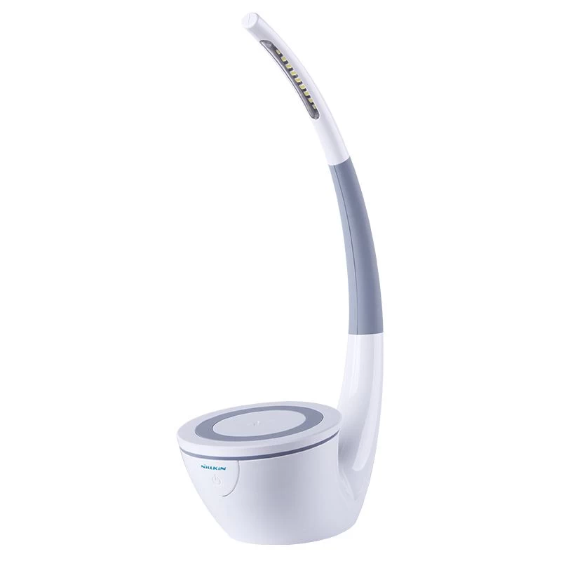 Bezvadu lādētājs  Nillkin Phantom Wireless Charger / LED lamp balts