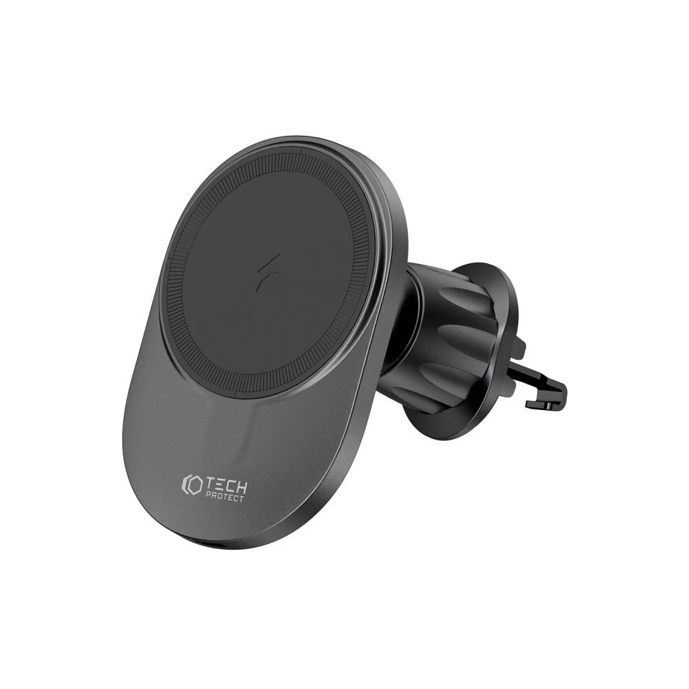Wireless chargers  TECH-PROTECT MM15W-V1 MAGNETIC MAGSAFE VENT CAR MOUNT WIRELESS CHARGER 15W black