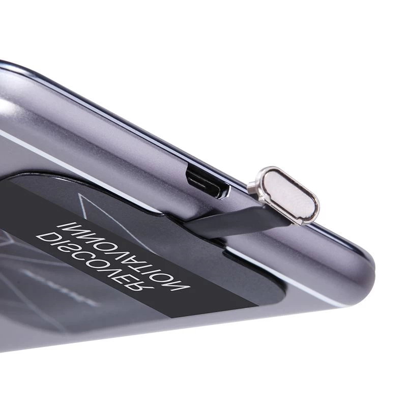 Bezvadu lādētājs  Magic Tags TYPE-B Wireless Charging Receiver Micro USB narrow-side down melns