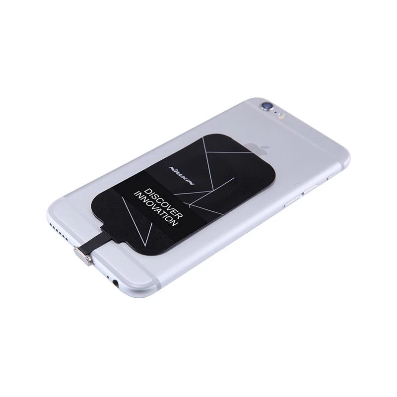 Bezvadu lādētājs  Magic Tag Wireless Charging Receiver iPhone 6/6S Plus/7 Plus melns