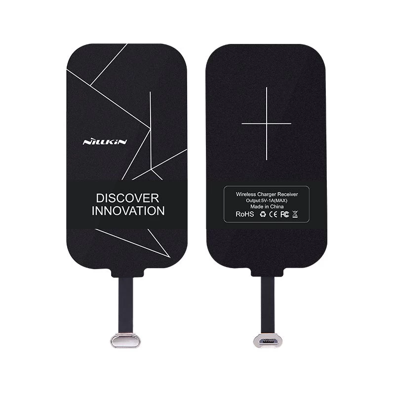 Bezvadu lādētājs  Magic Tag Wireless Charging Receiver iPhone 6/6S Plus/7 Plus melns