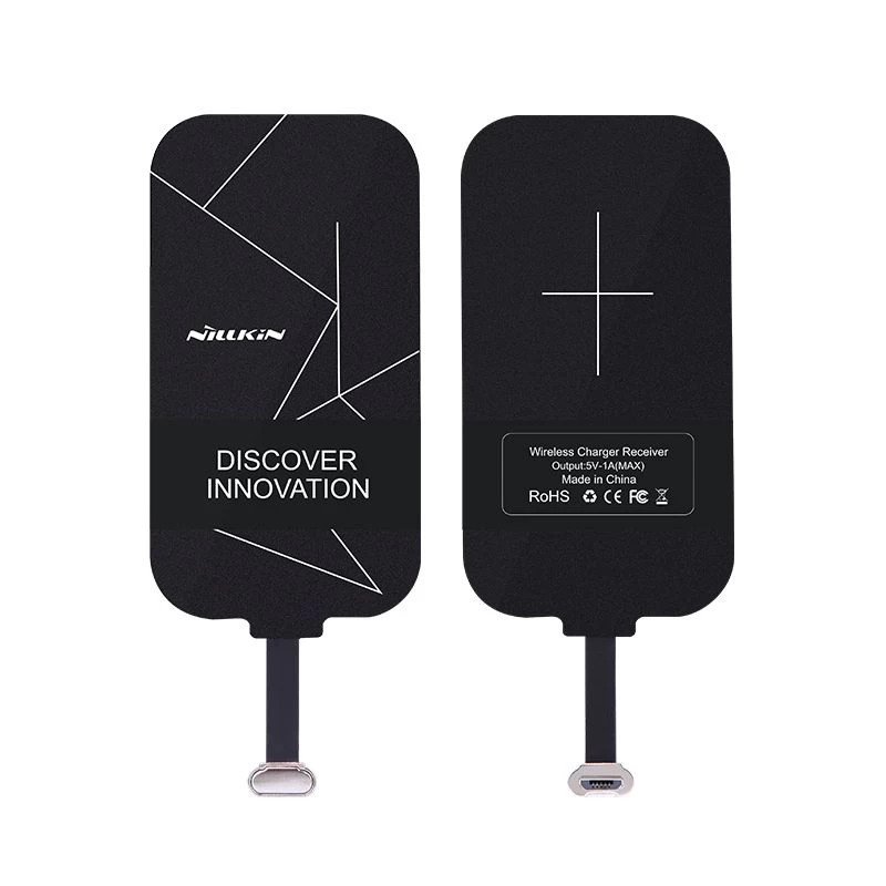 Bezvadu lādētājs  Magic Tag Wireless Charging Receiver iPhone 6/6S Plus/7 Plus melns