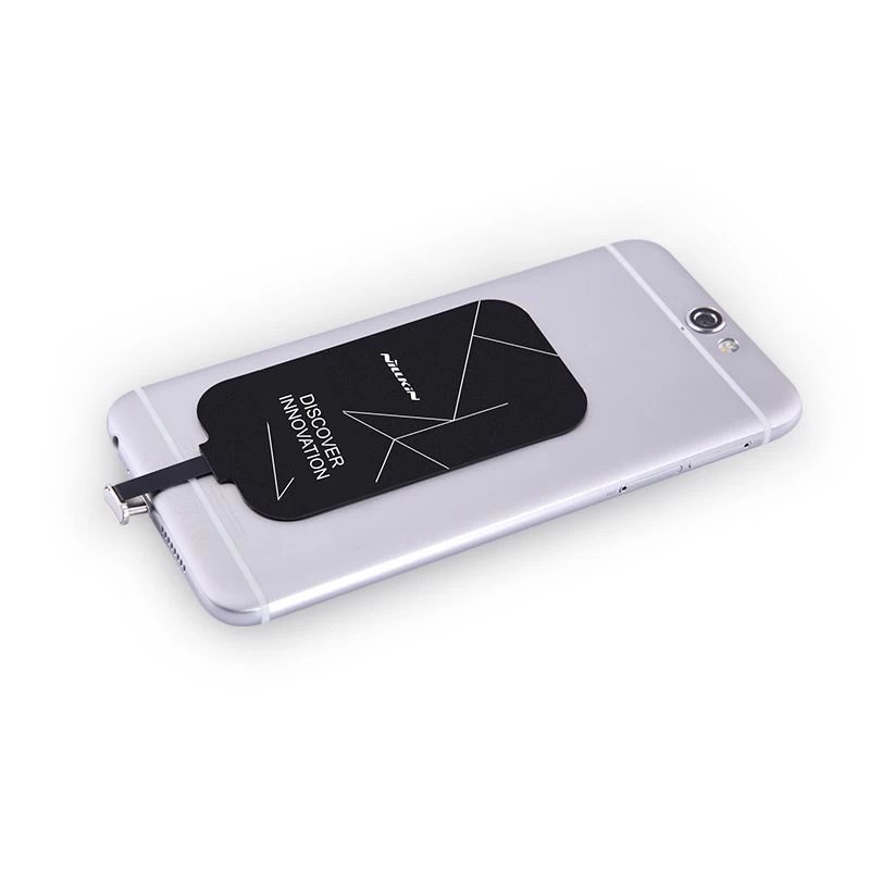 Bezvadu lādētājs  Magic Tag Wireless Charging Receiver iPhone 6/6S Plus/7 Plus melns