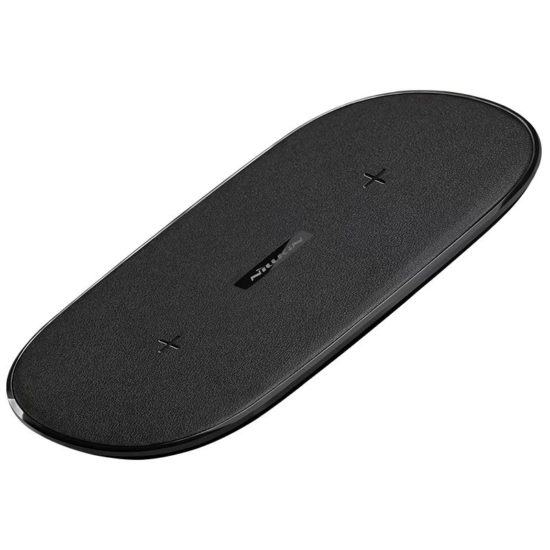 Bezvadu lādētājs  Gemini Dual Fast Wireless Charger melns