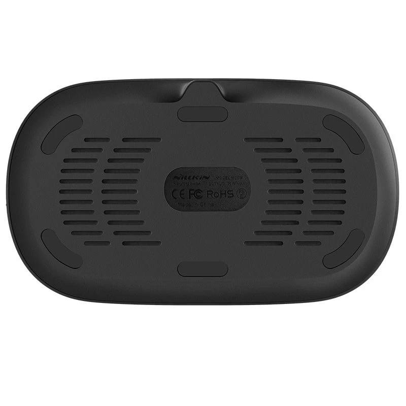 Bezvadu lādētājs  Gemini Dual Fast Wireless Charger melns