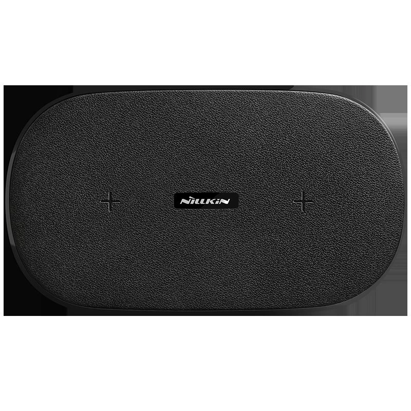 Bezvadu lādētājs  Gemini Dual Fast Wireless Charger melns