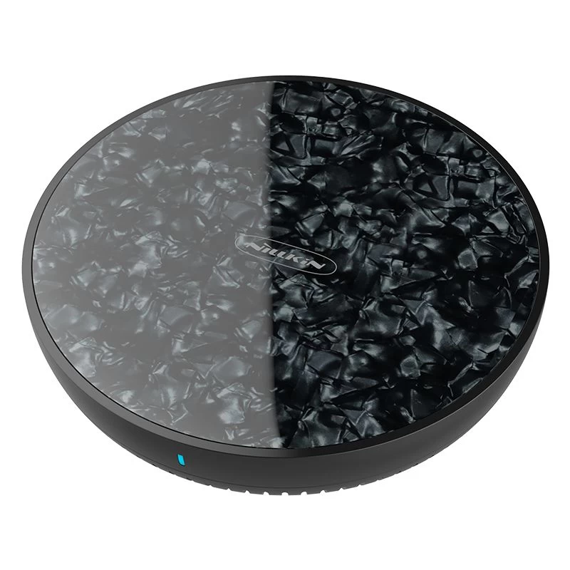 Bezvadu lādētājs  Nillkin PowerFlash Wireless Charger Tempered Glass melns