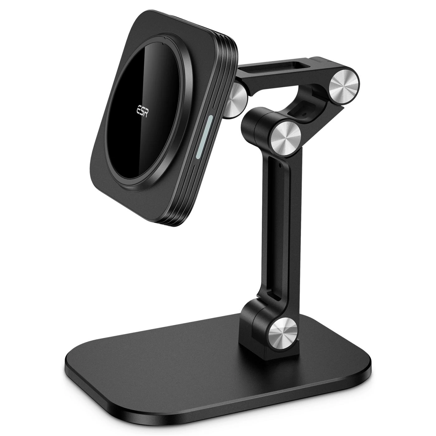 Bezvadu lādētājs  ESR HaloLock Adjustable Wireless Charging Stand melns