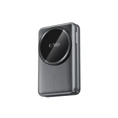 Bezvadu lādētājs  TECH-PROTECT QI15W-A42 3IN1 MAGNETIC MAGSAFE WIRELESS CHARGER pelēks
