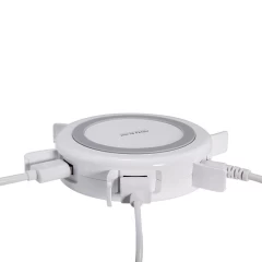 Bezvadu lādētājs  NILLKIN Hermit Multifunctional wireless charger balts
