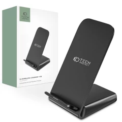 Bezvadu lādētājs  TECH-PROTECT QI15W-S2 WIRELESS CHARGER 15W melns