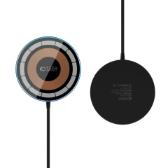Bezvadu lādētājs  TECH-PROTECT QI15W-A30 MAGNETIC MAGSAFE WIRELESS CHARGER melns