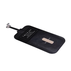 Bezvadu lādētājs  Magic Tags TYPE-B Wireless Charging Receiver Micro USB narrow-side down melns