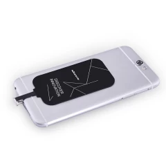 Bezvadu lādētājs  Magic Tags TYPE-B Wireless Charging Receiver Micro USB narrow-side down melns