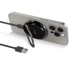 Bezvadu lādētājs  TECH-PROTECT QI15W-A33 MAGNETIC MAGSAFE WIRELESS CHARGER melns