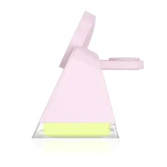 Bezvadu lādētājs  TECH-PROTECT QI15W-A43 3IN1 MAGNETIC MAGSAFE WIRELESS CHARGER rozā