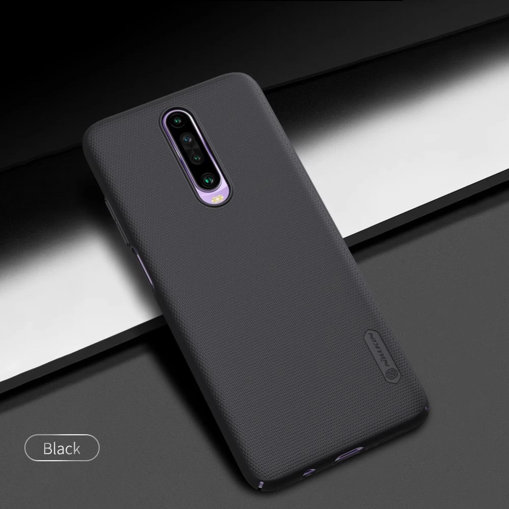 Xiaomi RedMi K30 vāciņš melns Nillkin Super Frosted Shield