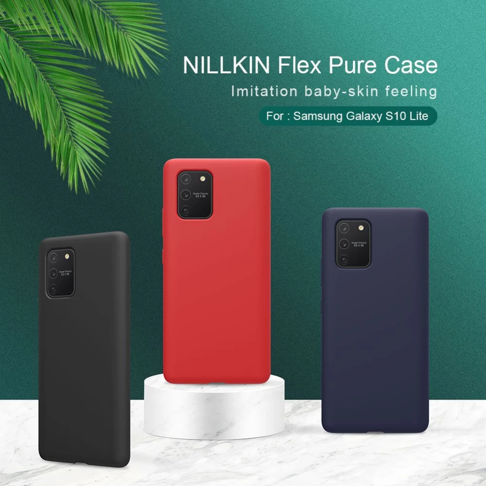 Samsung Galaxy S10 Lite vāciņš sarkans Nillkin Flex Pure
