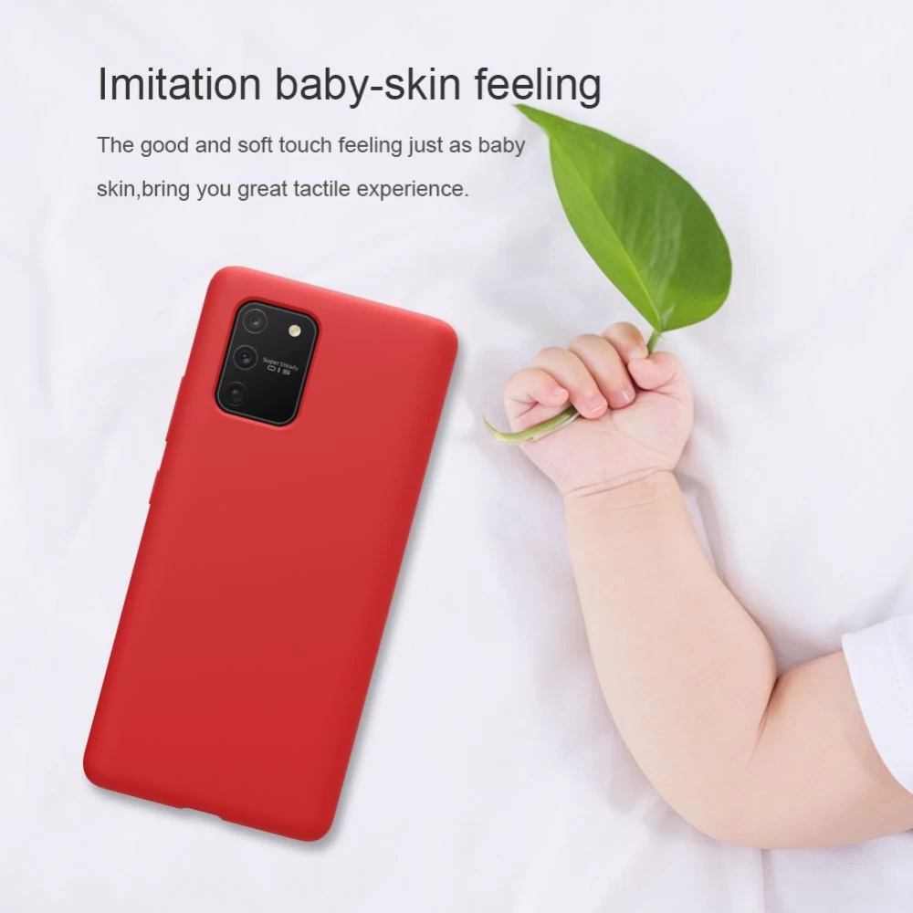 Samsung Galaxy S10 Lite vāciņš sarkans Nillkin Flex Pure