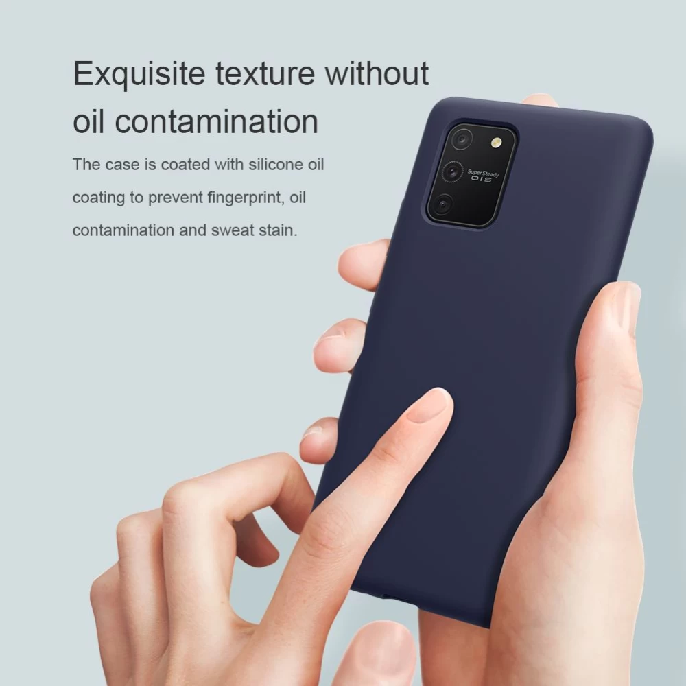 Samsung Galaxy S10 Lite vāciņš sarkans Nillkin Flex Pure