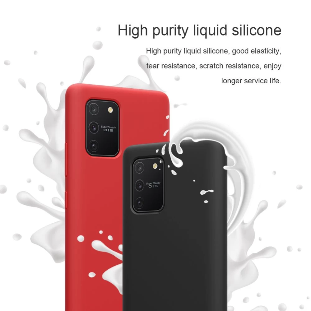 Samsung Galaxy S10 Lite vāciņš sarkans Nillkin Flex Pure