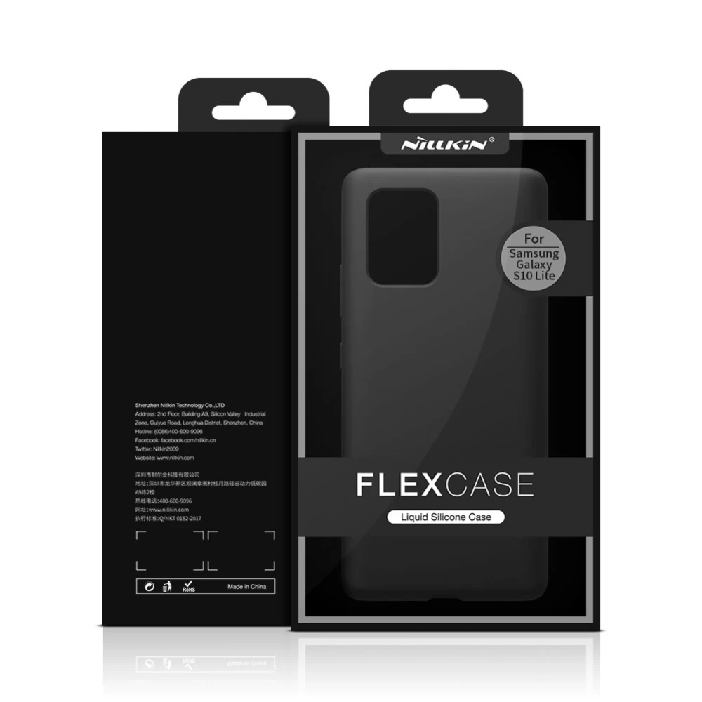 Samsung Galaxy S10 Lite vāciņš sarkans Nillkin Flex Pure