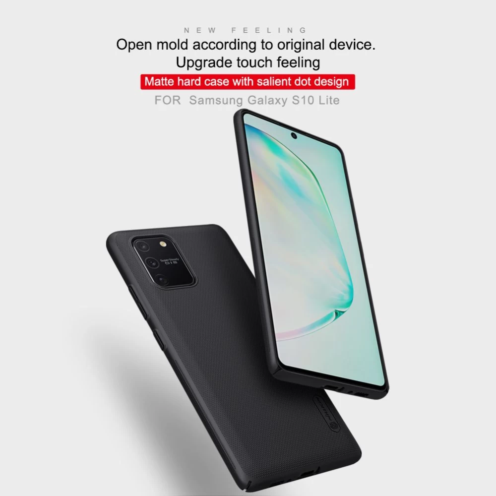 Samsung Galaxy S10 Lite vāciņš sarkans Nillkin Super Frosted Shield