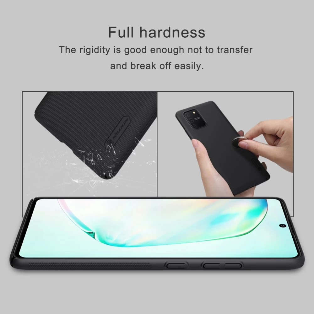 Samsung Galaxy S10 Lite vāciņš sarkans Nillkin Super Frosted Shield